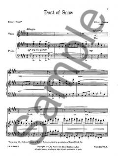 Dust Of Snow von Elliott Carter 
