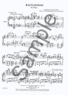 Waltz Rondo von Charles Ives für Klavier im Alle Noten Shop kaufen