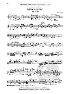 Platinum Spirals von Joan Tower 