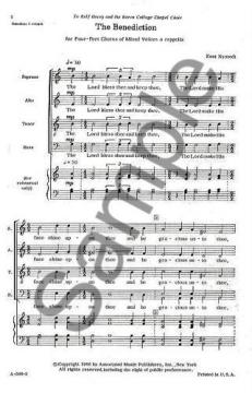 Benediction (Knut Nystedt) 