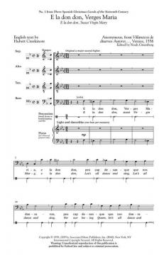 E La Don Don Verges Maria A Cappella Three Spanish Christmas Carols 