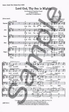 Lord God Thy Sea Is Mighty (Charles Ives) 