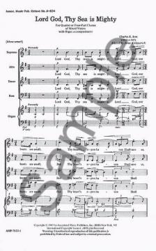 Lord God Thy Sea Is Mighty (Charles Ives) 