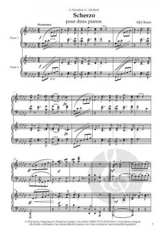 Klaviermusik 9: Pièces pour 2 pianos von Mel Bonis im Alle Noten Shop kaufen