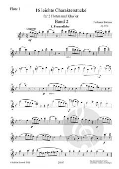 16 leichte Charakterstücke op. 65 - Band 2 von Ferdinand Büchner 