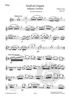 Gruß an Ungarn op. 407 von Wilhelm Popp 