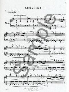 Sonatinas Op.20 For Piano von Johann Ladislaus Dussek 