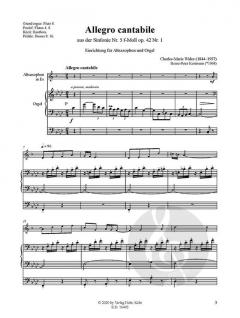 Allegro cantabile f-Moll von Charles-Marie Widor 