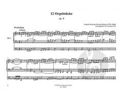 12 Orgelstücke op. 8 von Johann Christian Heinrich Rinck im Alle Noten Shop kaufen