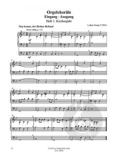 Orgelchoräle 1: Kirchenjahr von Lothar Graap im Alle Noten Shop kaufen