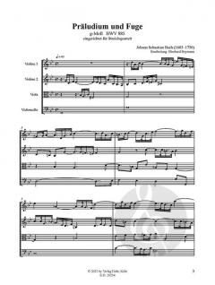 2 Präludien und Fugen von Johann Sebastian Bach 