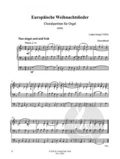 Europäische Weihnachtslieder von Lothar Graap 