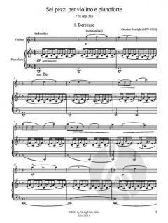 6 Pezzi von Ottorino Respighi 