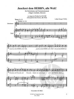 Jauchzet dem Herrn, alle Welt von Lothar Graap 