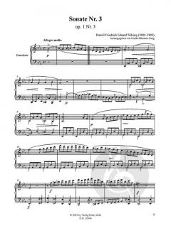 Sonate Nr. 3 Es-Dur op. 1/3 von Daniel Friedrich Eduard Wilsing 