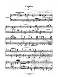 Caprice E-Dur op. 6 (um 1840) von Daniel Friedrich Eduard Wilsing 