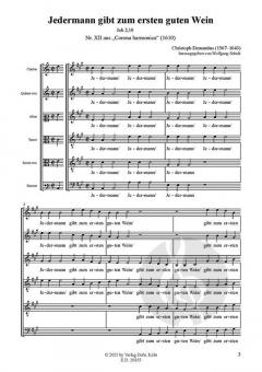 Jedermann gibt zum ersten guten Wein von Johann Christoph Demantius 