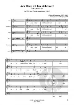 Ach Herr, ich bin nicht wert von Johann Christoph Demantius 