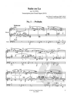 Suite en La op. 14 von José María Usandizaga 