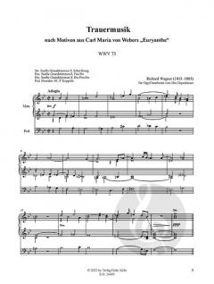 Trauermusik B-Dur WWV 73 von Richard Wagner 