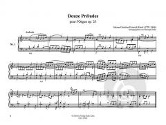 12 Préludes op. 25 von Johann Christian Heinrich Rinck 