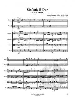 Sämtliche Sinfonien 36: Sinfonien Nr. 98, 99 & 100 von Johann Melchior Molter 