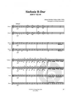 Sämtliche Sinfonien 36: Sinfonien Nr. 98, 99 & 100 von Johann Melchior Molter 
