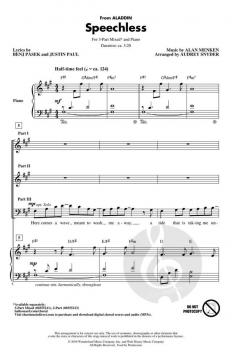 Speechless von Alan Menken 