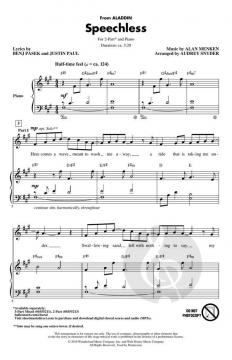 Speechless von Alan Menken (Download) 