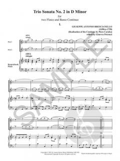 Trio Sonata No. 2 von Giuseppe Antonio Brescianello 