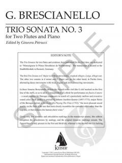 Trio Sonata No. 3 von Giuseppe Antonio Brescianello 