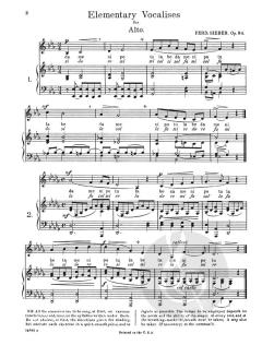 36 Eight Measure Vocalises Op.94 von Ferdinand Sieber 