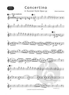Concertino in Russian Style op. 35 von Alexei Janschinow 