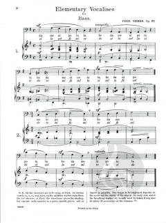 36 Eight Measure Vocalises Op.97 von Ferdinand Sieber 