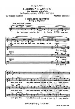 Lacrimae Amoris von Wilfried Mellers 
