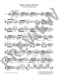 Rusen Günes Anisina op. 92c von Fazil Say 