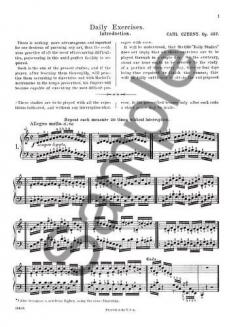40 Daily Exercises Op.337 von Carl Czerny 