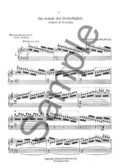 School Of Velocity Complete Op.299 For The Piano von Carl Czerny 