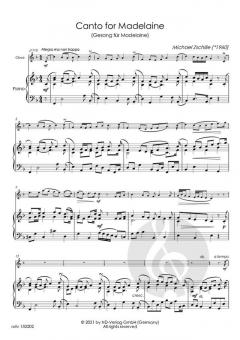 Canto for Madelaine von Michael Zschille 