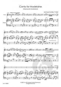 Canto for Madelaine von Michael Zschille 