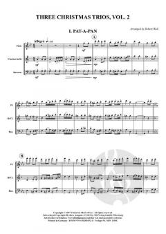 Drei Weihnachts-Trios 2 von Robert Wall 