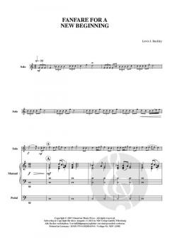 Fanfare For A New Beginning von Lewis J. Buckley 