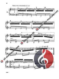 School Of Velocity Op.299 Book 2 For Piano von Carl Czerny 