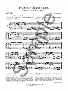 Practical Finger Exercises Piano Op.802 Complete von Carl Czerny 