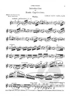 Introduction And Rondo Capriccioso Op. 28 Violin & Piano von Camille Saint-Saëns im Alle Noten Shop kaufen