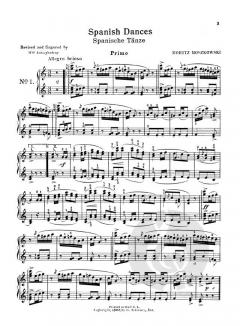 Spanish Dances Op.12 von Moritz Moszkowski für Klavier zu 4 Händen im Alle Noten Shop kaufen