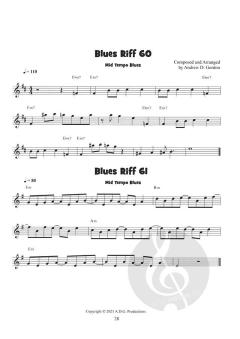 100 Ultimate Blues Riffs for Trumpet von Andrew D. Gordon im Alle Noten Shop kaufen