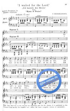 16 Two Part Songs Vocal Duo (Felix Mendelssohn Bartholdy) 