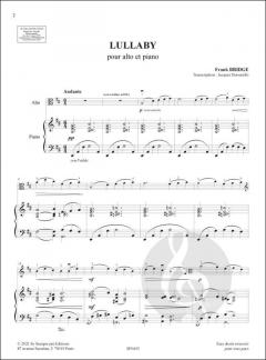 Lullaby von Frank Bridge 