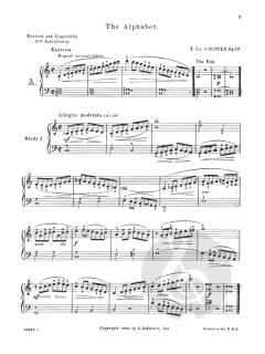 Alphabet Op. 17 25 Studies von Félix Le Couppey 